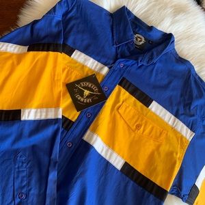 Men’s Asphalt Cowboy Button Up Shirt NWT Size Large - Vintage